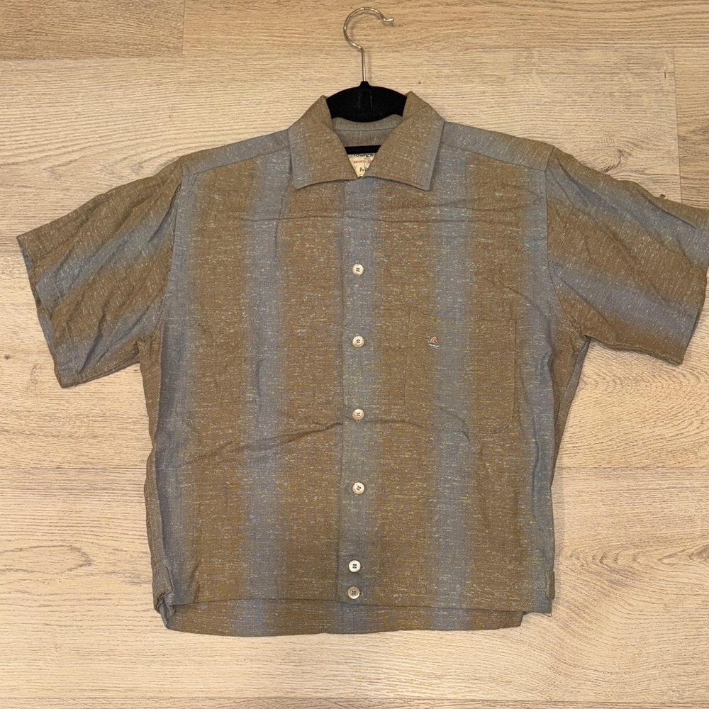 Vintage Towncraft "Shirt Jacket" by Penny's Men's S (label says 14-14 1/2)